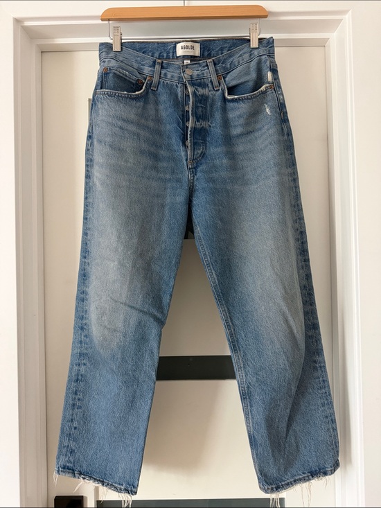 Agolde Denim - Agolde 90s crop mid-rise straight jeans